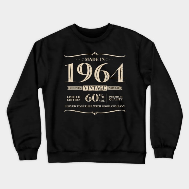 60 years. Made in 1964 Crewneck Sweatshirt by AntiStyle